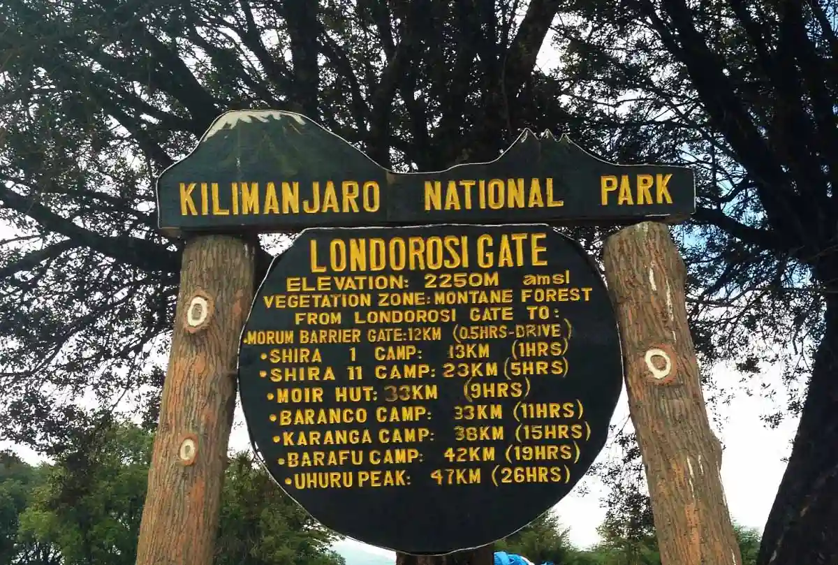 Kilimanjaro Shira Route - Londorosi Gate